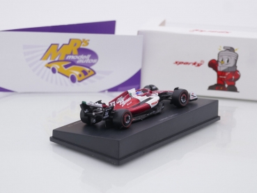 Preview: Sparky Y260 # Alfa Romeo Orlen C42 Nr.77 6th Bahrain GP 2022 " Valtteri Bottas " 1:64