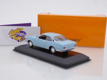 Preview: Maxichamps 940044021 # Opel Rekord D Coupe Baujahr 1975 " babyblau " 1:43