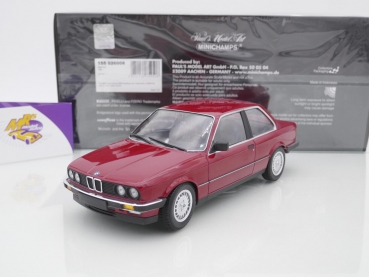 Minichamps 155026008 # BMW 323i Coupe Baujahr 1982 " carminerot " 1:18