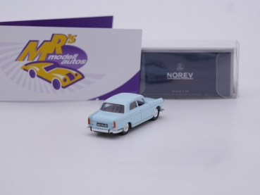 Preview: Norev 474448 # Peugeot 404 Baujahr 1968 " hellblau " 1:87