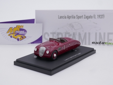 Autocult 04036 # Lancia Aprilia Sport Zagato Baujahr 1937 " dunkelrot " 1:43
