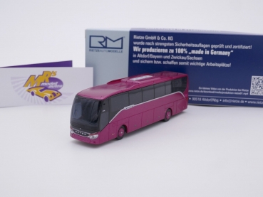 Rietze 77901 # Setra S 515 HD Reisebus Vorführdesign " pinkmetallic " 1:87