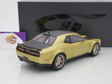 Preview: GT Spirit GT411 # Dodge Challenger R/T Scat Pack Widebody 2021 " gold " 1:18