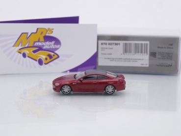 Preview: Minichamps 870027301 # BMW M6 Coupe Baujahr 2015 " orangemetallic-carbon " 1:87