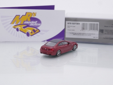 Preview: Minichamps 870027301 # BMW M6 Coupe Baujahr 2015 " orangemetallic-carbon " 1:87