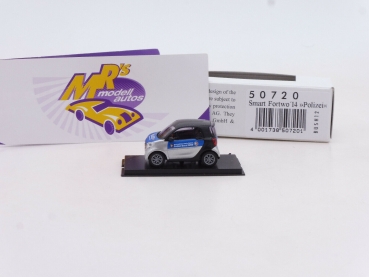 Preview: Busch 50720 # Smart Fortwo Einsatzfahrzeug Baujahr 2014 " Polizei Beruf NRW " 1:87