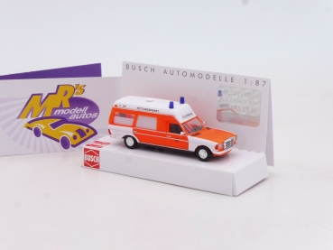 Busch 52212 # Mercedes Benz VF123 Miesen Rettungswagen " Feuerwehr Hannover " 1:87