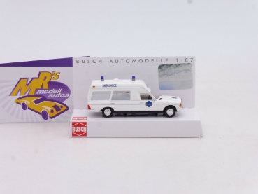 Preview: Busch 52213 # Mercedes Benz VF123 Miesen Einsatzfahrzeug " Ambulance " 1:87