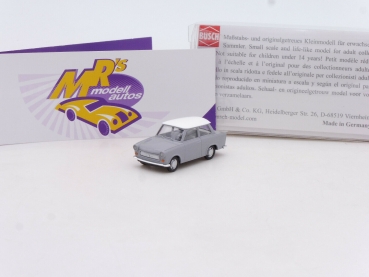 Busch 53109 # Trabant P601 Limousine Baujahr 1968 " silbergrau de Luxe " 1:87