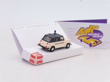 Preview: Busch 52718 # VW 181 Kurierwagen geschlossen Baujahr 1970 " DRK Duisburg " 1:87