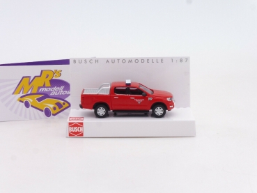 Preview: Busch 52812 # Ford Ranger mit Ladeflächenabdeckung "​ Feuerwehr Hemsbach " 1:87