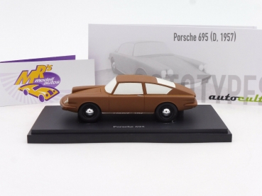 Preview: Autocult 06045 # Porsche 695 Prototyp Baujahr 1957 " mattbraun " 1:43