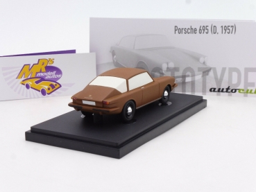Preview: Autocult 06045 # Porsche 695 Prototyp Baujahr 1957 " mattbraun " 1:43
