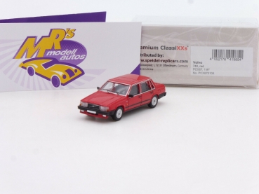 Premium ClassiXXS 870108 # VOLVO 740 Limousine Baujahr 1984 " rot " 1:87