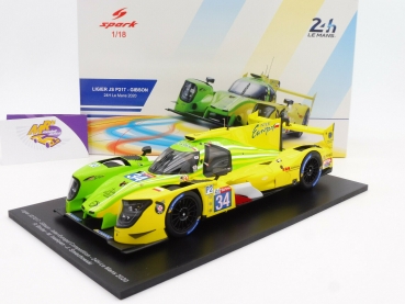 Spark 18S554 # Ligier JS P217 Gibson Nr.34 24h Le Mans 2020 " Team Inter Europol " 1:18