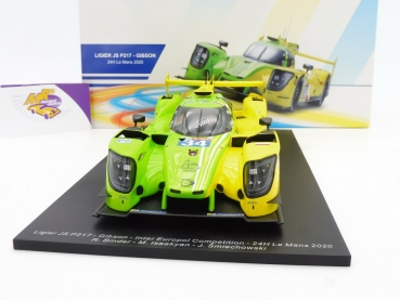 Preview: Spark 18S554 # Ligier JS P217 Gibson Nr.34 24h Le Mans 2020 " Team Inter Europol " 1:18