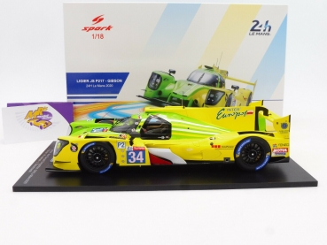 Preview: Spark 18S554 # Ligier JS P217 Gibson Nr.34 24h Le Mans 2020 " Team Inter Europol " 1:18
