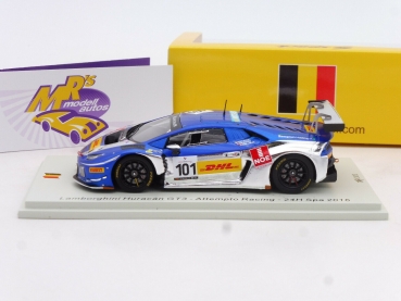 Preview: Spark SB292 # Lamborghini Huracan GT3 No.101 24h Spa 2016 " Team Attempto " 1:43
