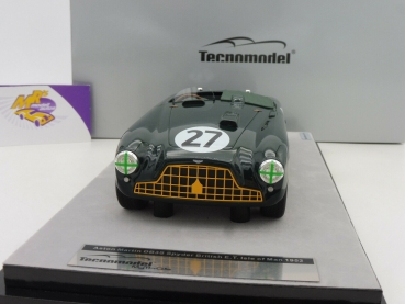 Preview: Tecnomodel TM18-203D # Aston Martin BD3S Tropy Isle of Man 1952 " G. Duke " 1:18