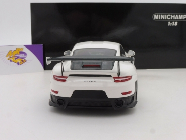 Minichamps 155068301 # Porsche 911 GT2RS (991.2) Weissach Package Baujahr 2018 " weiß-carbon " 1:18