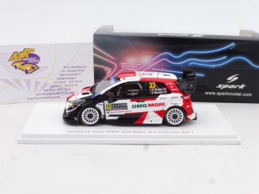 Preview: Spark S6583 # Toyota Yaris WRC No.33 2nd Rally Monte Carlo 2021 " Evans " 1:43