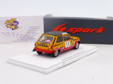Preview: Spark S6038 # Renault 5 Alpine No.11 Rallye Monte Carlo 1979 " Jean Ragnotti " 1:43