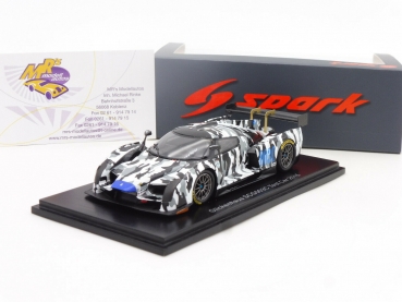 Spark S5650 # Glickenhaus SCG003C Test Version 2015 " schwarz-weiß " 1:43