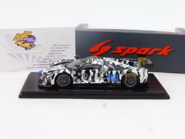 Preview: Spark S5650 # Glickenhaus SCG003C Test Version 2015 " schwarz-weiß " 1:43