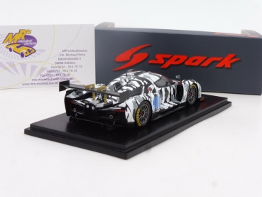 Preview: Spark S5650 # Glickenhaus SCG003C Test Version 2015 " schwarz-weiß " 1:43