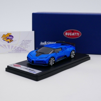 Look Smart LS513B # Bugatti Centodieci Supersportwagen Baujahr 2019 " french racingblue " 1:43