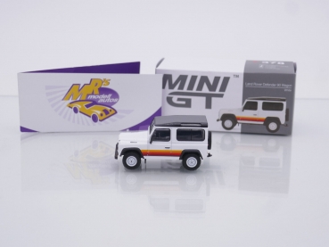 Preview: TSM MINI GT MGT00378-L # Land Rover Defender 90 Wagon LHD " weiß " 1:64