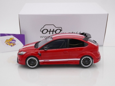 Preview: Ottomobile OT1007 # Ford Focus RS Mk 2 Le Mans Edition Baujahr 2010 " rot-weiß " 1:18