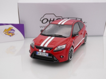 Preview: Ottomobile OT1007 # Ford Focus RS Mk 2 Le Mans Edition Baujahr 2010 " rot-weiß " 1:18