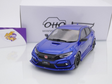 Preview: Ottomobile OT987 # Honda Civic Type-R FK8 Mugen GT Performance Baujahr 2020 " mugenblaumetallic " 1:18