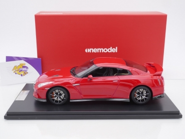Preview: Onemodel 24 # Nissan GT-R R35 Baujahr 2017 " Red " 1:18