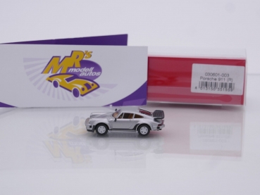 Preview: Herpa 030601-003 # Porsche 911 Turbo Baujahr 1975 " silbermetallic " 1:87