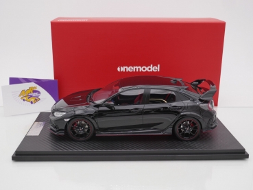Preview: Onemodel 46 # Honda Civic Type R FK8 Baujahr 2017 " Glossy Black " 1:18