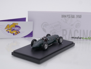 Preview: Autocult 07026 # BRM P15 Rennwagen Baujahr 1950 " britishracinggreen " 1:43