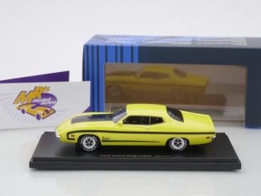 Preview: Autocult Avenue 60095 # Ford Torino King Cobra Baujahr 1970 in " gelb / schwarz " 1:43