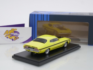 Preview: Autocult Avenue 60095 # Ford Torino King Cobra Baujahr 1970 in " gelb / schwarz " 1:43
