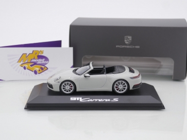 Preview: Minichamps WAP0200310PCSC # Porsche 911 (992) Carrera S Cabriolet Baujahr 2019 " kreidegrau " 1:43