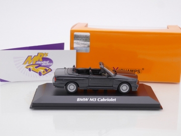 Preview: Maxichamps 940020334 # BMW M3 Cabriolet (E30) Baujahr 1988 " schwarzmetallic  " 1:43