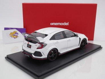 Preview: Onemodel 49 # Honda Civic Type R FK8 Baujahr 2017 " Pearl White " 1:18