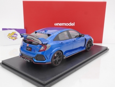 Preview: Onemodel 50 # Honda Civic Type R FK8 Baujahr 2017 " Dark Blue Metallic " 1:18