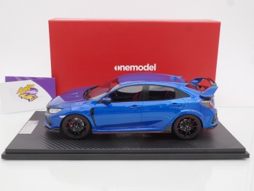 Preview: Onemodel 50 # Honda Civic Type R FK8 Baujahr 2017 " Dark Blue Metallic " 1:18