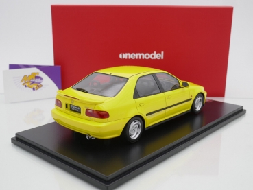 Onemodel 57 # Honda Civic Ferio EG9 Duck Wing Baujahr 1992 " Yellow " 1:18