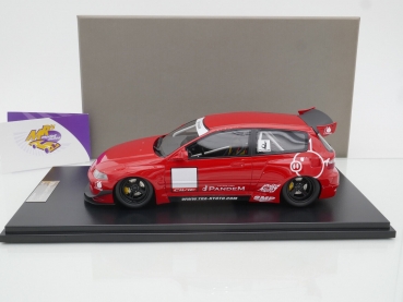 Preview: Onemodel 63 # Honda Civic EG6 Baujahr 1995 " Rocket Bunny - Red / Pandem Design " 1:18