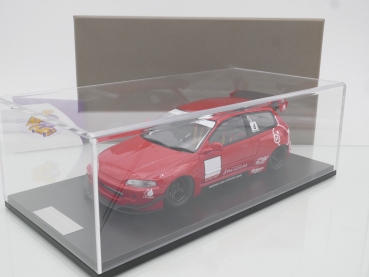 Preview: Onemodel 63 # Honda Civic EG6 Baujahr 1995 " Rocket Bunny - Red / Pandem Design " 1:18