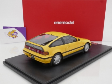 Preview: Onemodel 64 # Honda CRX EF7 Baujahr 1987 " Yellow  " 1:18