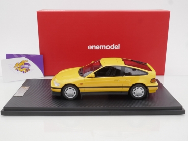 Preview: Onemodel 64 # Honda CRX EF7 Baujahr 1987 " Yellow  " 1:18